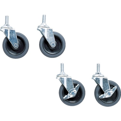 IRIS 539420 メタルラック用大型キャスタ