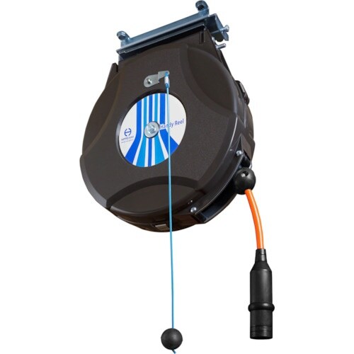 日平 ハンディーエアーリール (ブレーキ付)黒