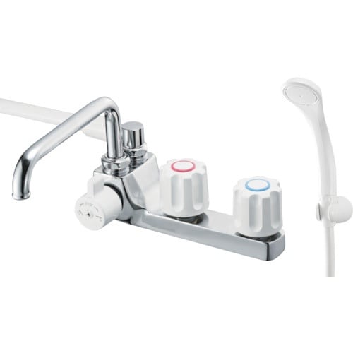 SANEI ツーバルブデッキシャワー混合栓