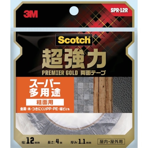 3M スコッチ 超強力両面テープ プレミアゴールド