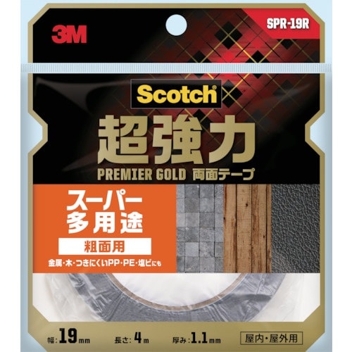 3M スコッチ 超強力両面テープ プレミアゴールド