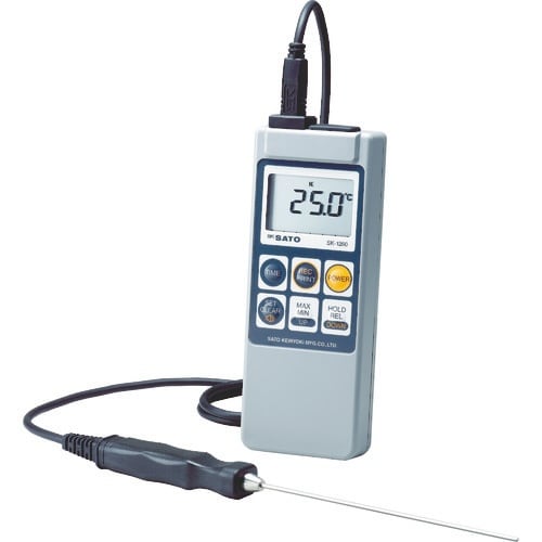 佐藤 デジタル温度計 SK−1260(標準センサ付