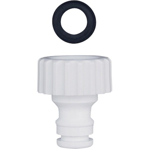 タカギ ネジ付蛇口ニップル 白