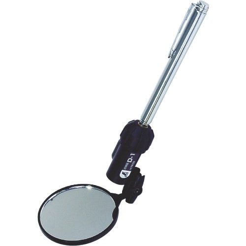 シンワ 点検鏡D−1 丸型 直径60mmライト付