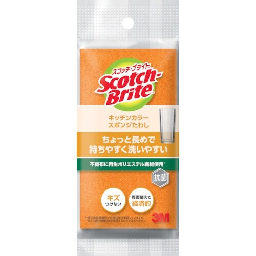 3M スコッチ・ブライトキッチンカラースポンジ オ