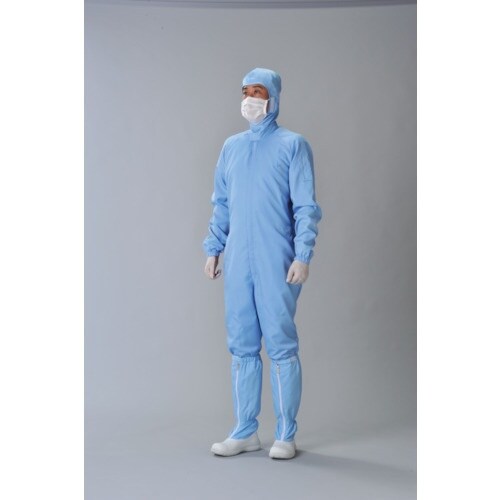 ADCLEAN クリーンスーツ ブルー LL