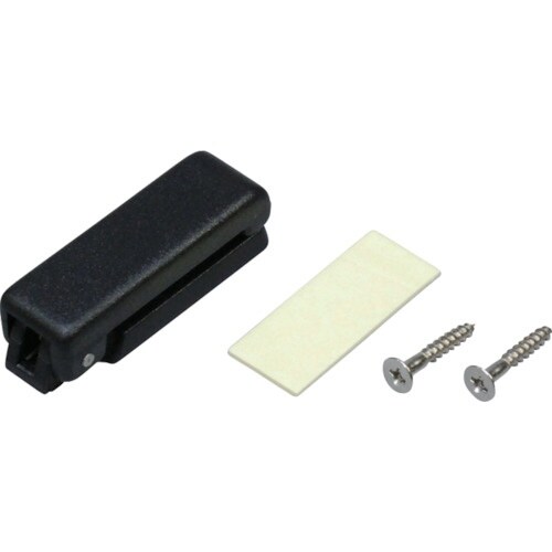 光 収納フック 小 ABS 黒 (1個=1PK)