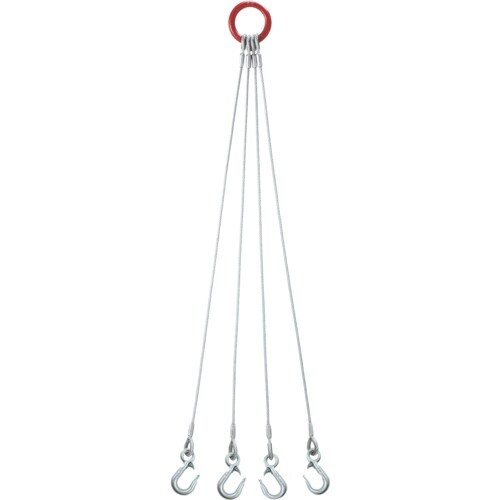 OH 4点吊りワイヤースリング スリムフック付 6