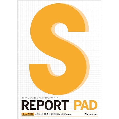 maruman A4 レポートパッド 5MM方眼罫