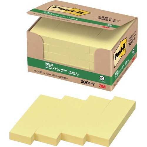 3M ポスト・イット 75X25mm 100枚X2