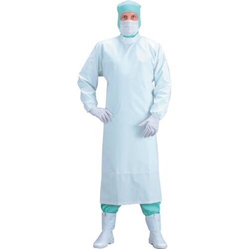 MAX CLEAN 耐薬品性カッポウ衣 Lサイズ