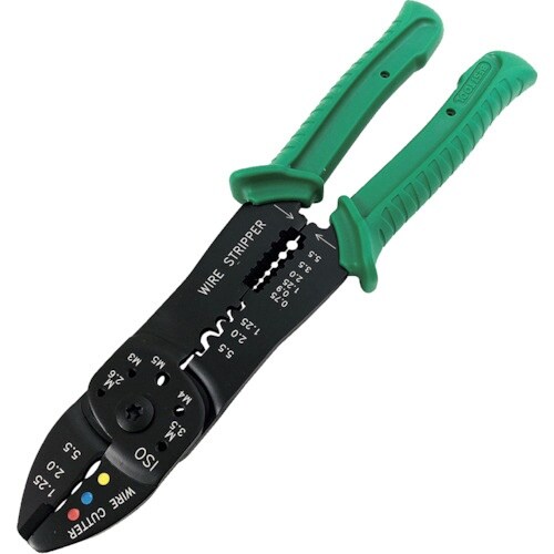 ベストツール WELL 電工ペンチ(裸端子圧着、絶