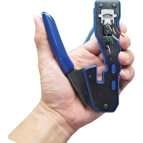 JEFCOM モジュラー圧着工具(貫通タイプ)