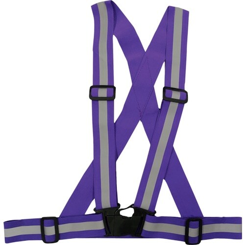 ミズケイ 伸縮タスキ型ベスト パープル