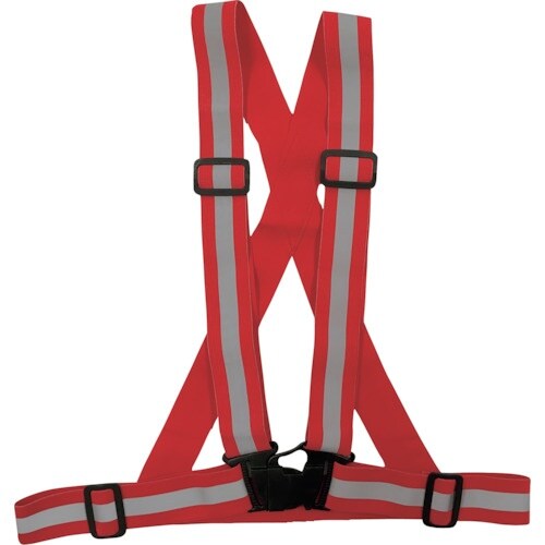 ミズケイ 伸縮タスキ型ベスト レッド