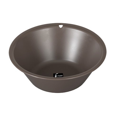 TONBO フロート湯桶N25 フック穴付 ブラウ