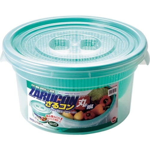 タケヤ化学 ざるコン丸16L 425×396×21