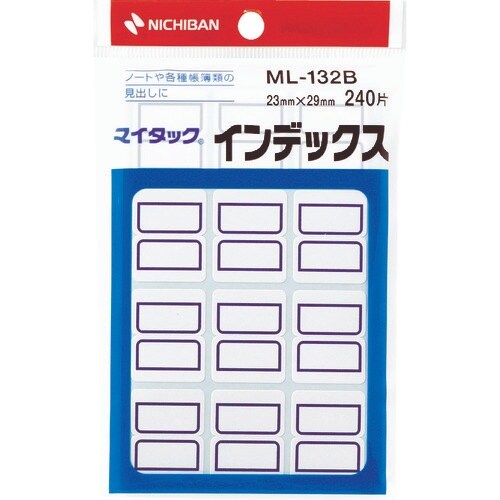 ニチバン マイタックインデックス(アオ) ML−1