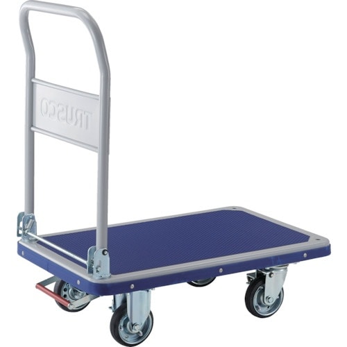 TRUSCO プレス製台車 ドンキーカート 折りた