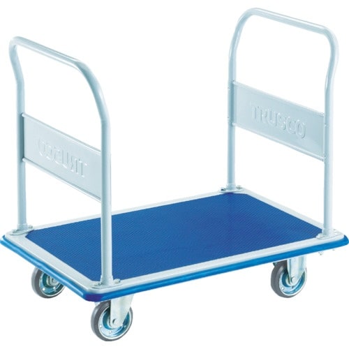 TRUSCO プレス製台車 ドンキーカート 両袖タ