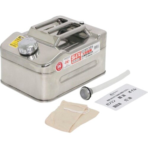 Meltec ガソリン携行缶 ステンレス製 10L