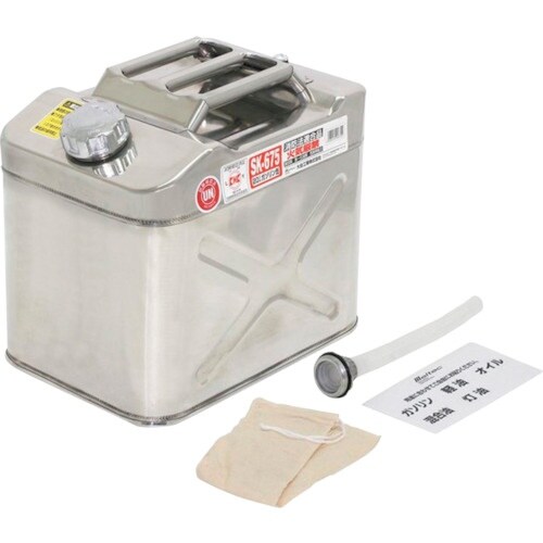 Meltec ガソリン携行缶 ステンレス製 20L