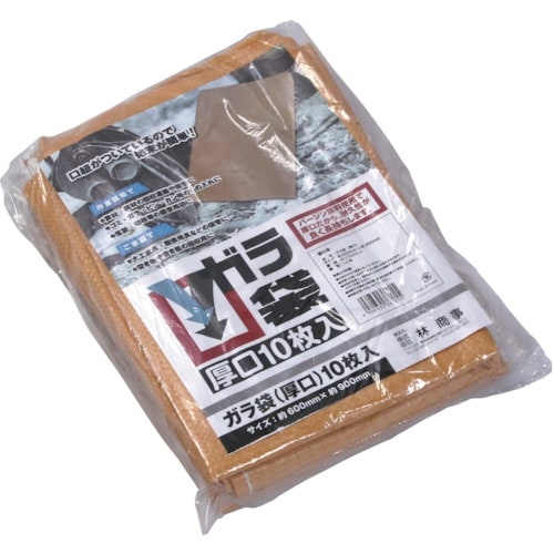 ペンギンエース ガラ袋 厚手 茶 #80 約600