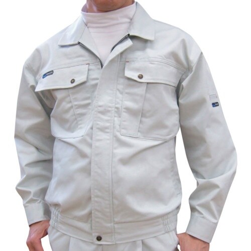 TEAGLES 綿混ブルゾン シルバーグレー 3L