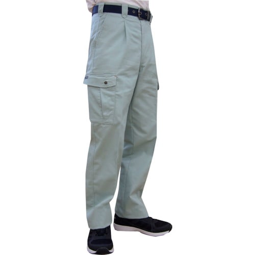 TEAGLES 綿混カーゴパンツ アースグリーン