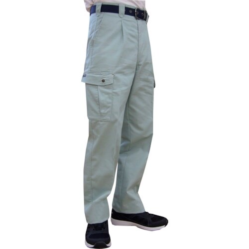 TEAGLES 綿混カーゴパンツ アースグリーン