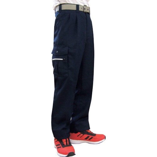 TEAGLES ポリエステルカーゴパンツ ネイビー