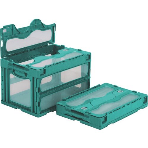 サンコー フタ一体型折りたたみコンテナー 5590