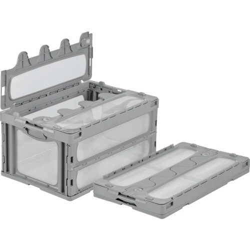 サンコー フタ一体型折りたたみコンテナー 5590