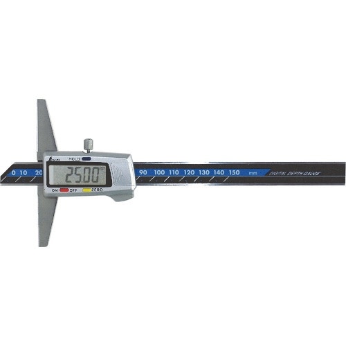 シンワ デジタルデップスゲージ 150mm ホール