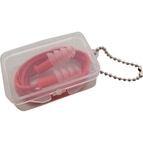 TRUSCO まとめ買い 耳栓シリコンフランジ型