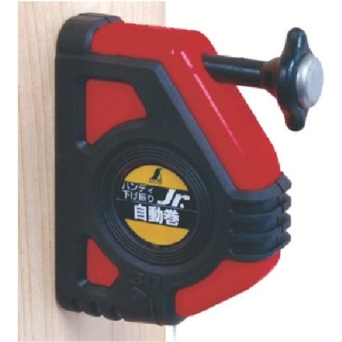 シンワ ハンディ下げ振りJr. 自動巻 赤 (本体