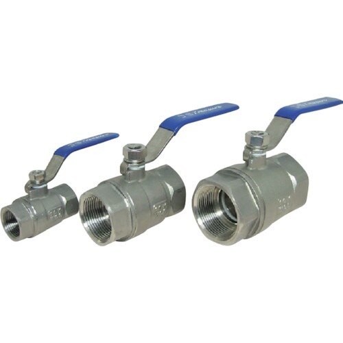 IWA ステンレス製 フルボア型ボールバルブ