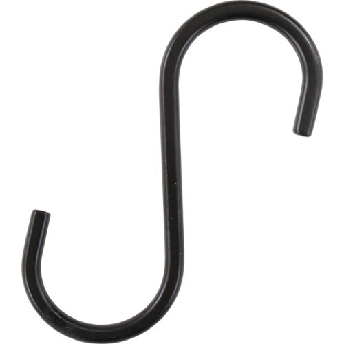 WAKI S字フック 黒 80mm
