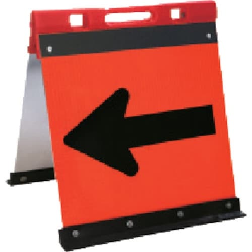 安全興業 方向指示板 ガルバ方向指示板 折りたたみ