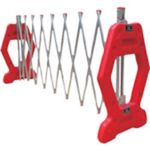 安全興業 現場用簡易アルミゲート AZゲート赤(反