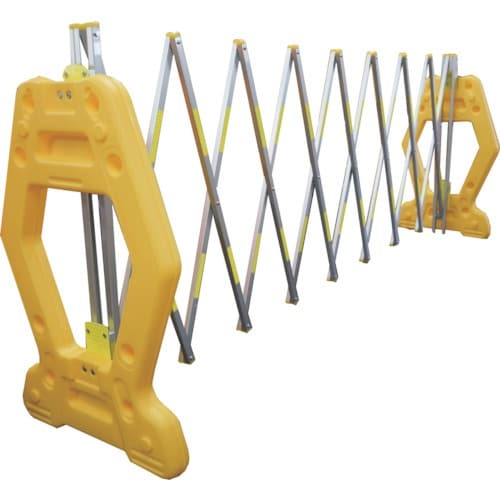 安全興業 現場用簡易アルミゲート AZゲート黄(反