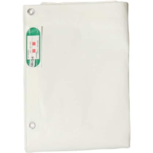 萩原 ターピー PE防炎シート ホワイト 10m×