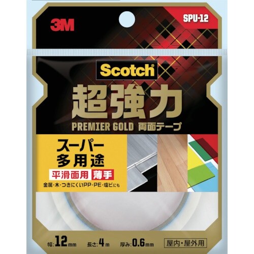 3M スコッチ 超強力両面テープ プレミアゴールド