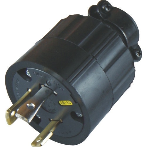 アメリカン電機 引掛形 ゴムプラグ 接地2P30A