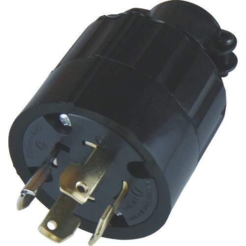 アメリカン電機 引掛形 ゴムプラグ 接地3P30A