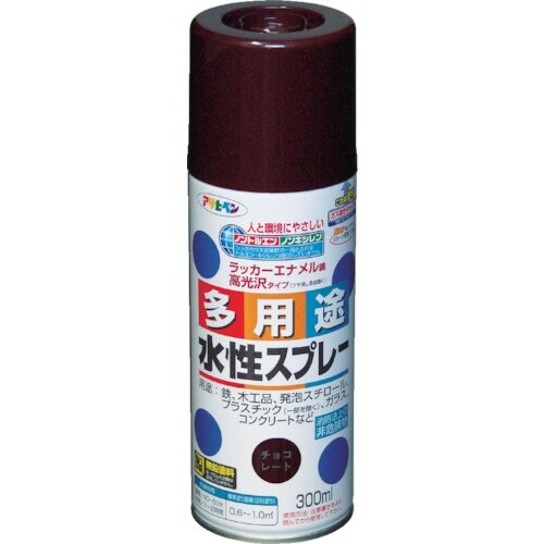 アサヒペン 水性多用途スプレー 300ML チョコ