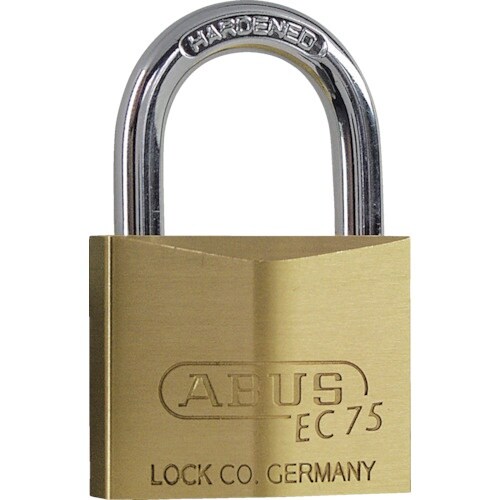 ABUS 真鍮南京錠 EC75−40 ディンプルシ
