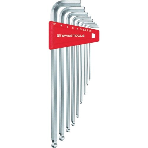 PBスイスツールズ ボール付ロング六角棒レンチセッ