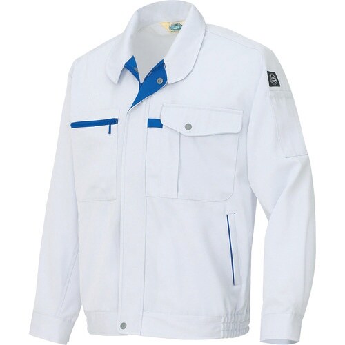 アイトス エコ交織マルチワーク 長袖ブルゾン シル