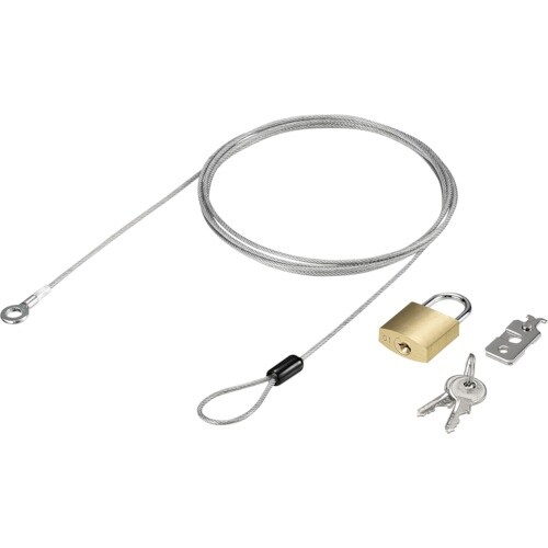 BUFFALO 南京錠+ワイヤー付き マスターキー